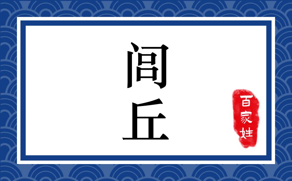 闾丘氏,闾丘姓