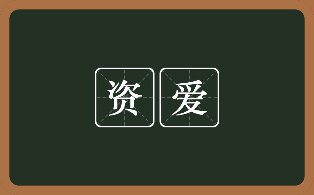 资爱的近义词/反义词