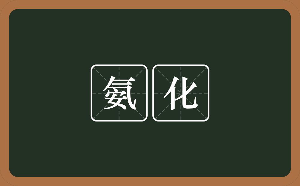 氨化的意思？氨化是什么意思？
