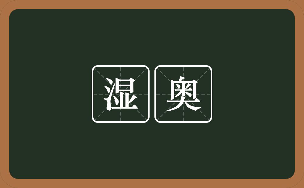 湿奥的意思？湿奥是什么意思？