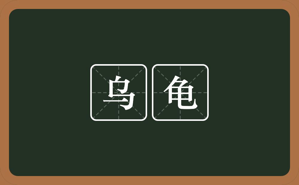 乌龟的意思？乌龟是什么意思？