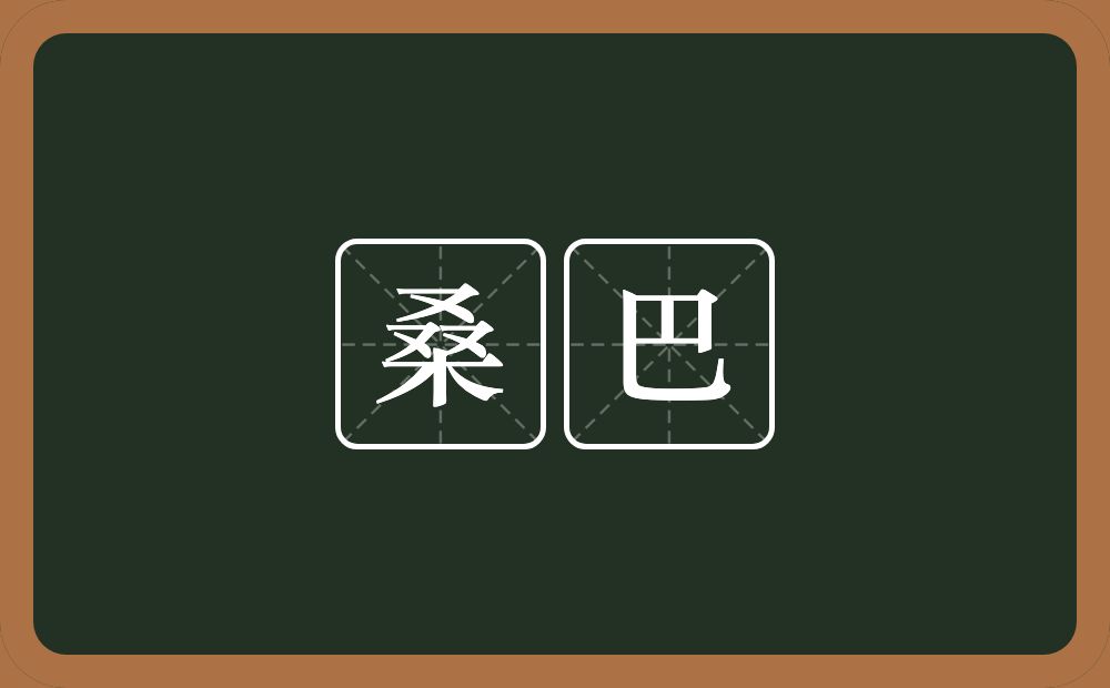 桑巴的近义词/反义词