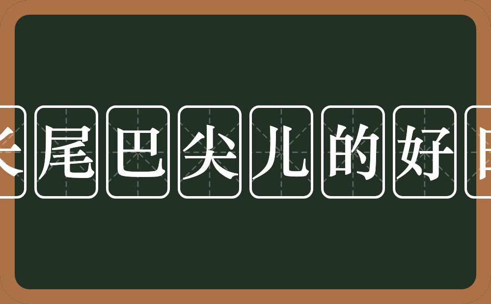 狗长尾巴尖儿的好日子的近义词/反义词
