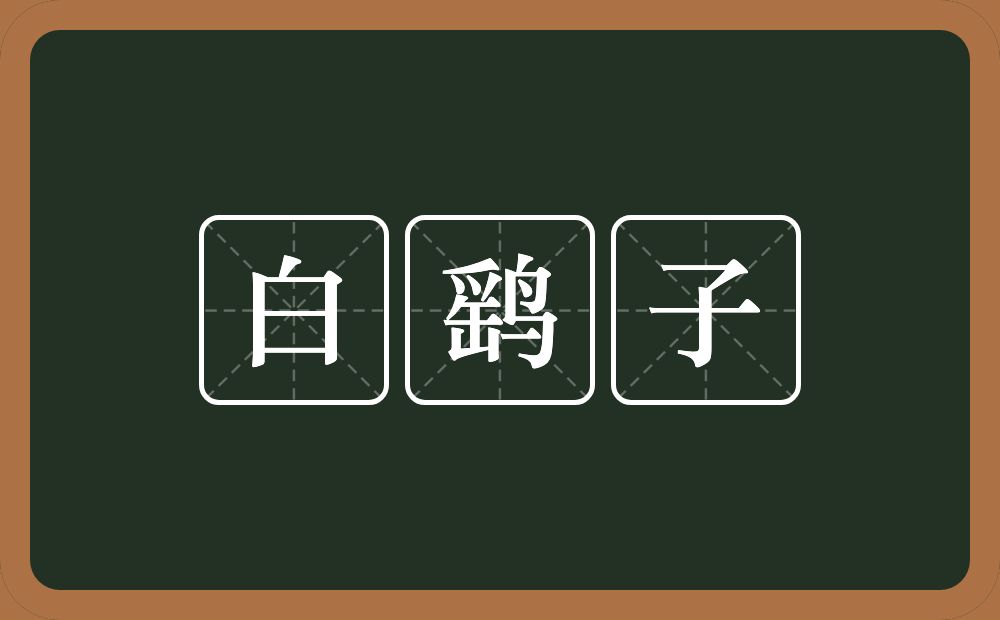 白鹞子的近义词/反义词