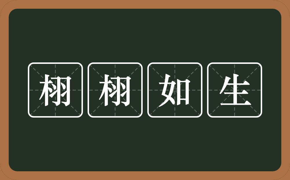 栩栩如生的意思?栩栩如生是什么意思?