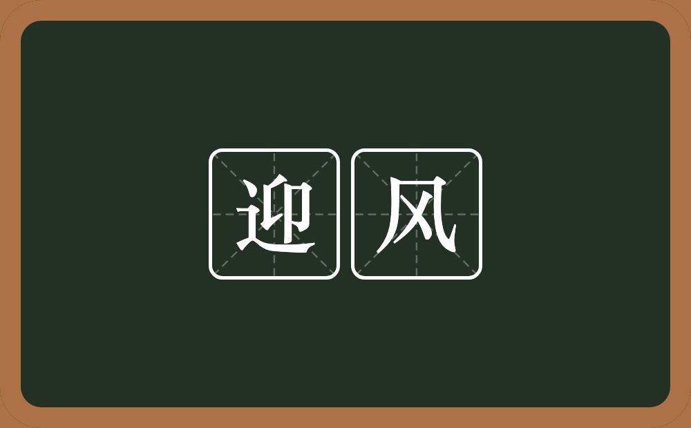迎风的意思?迎风是什么意思?