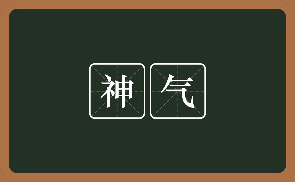 神气的意思?神气是什么意思?