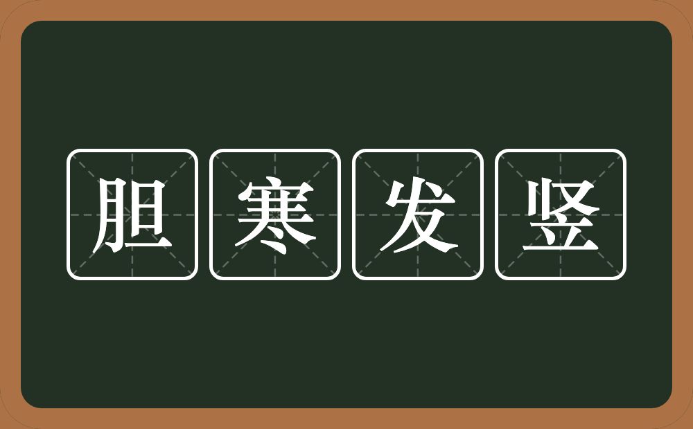 胆寒发竖的意思？胆寒发竖是什么意思？