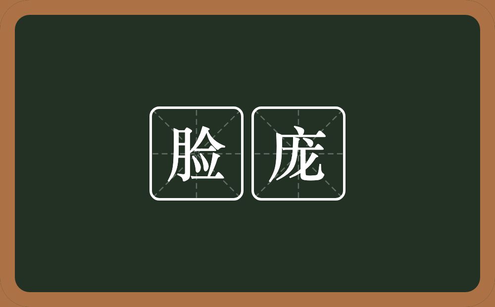 脸庞的意思?脸庞是什么意思?