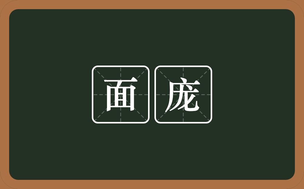面庞的意思?面庞是什么意思?