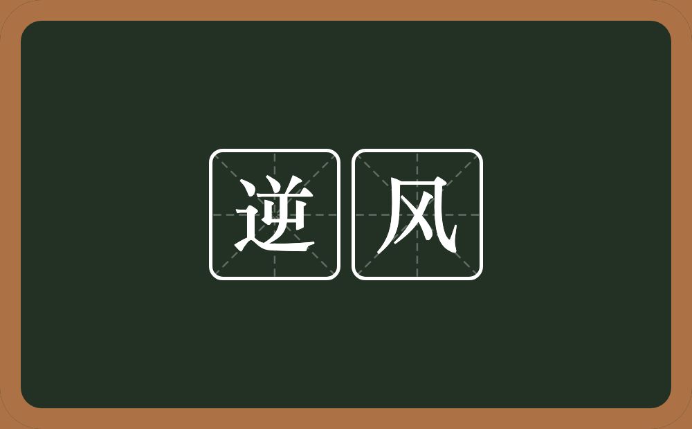 逆风的意思?逆风是什么意思?