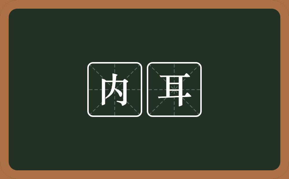 内耳的意思？内耳是什么意思？