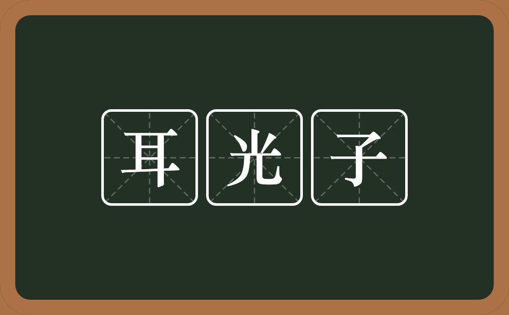 耳光子的意思？耳光子是什么意思？