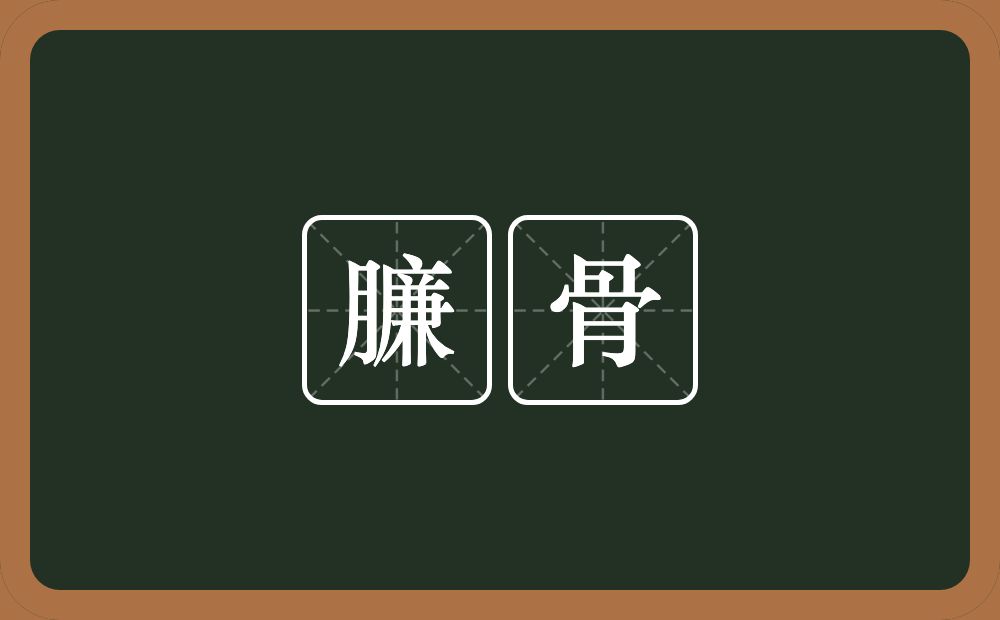 臁骨的意思？臁骨是什么意思？