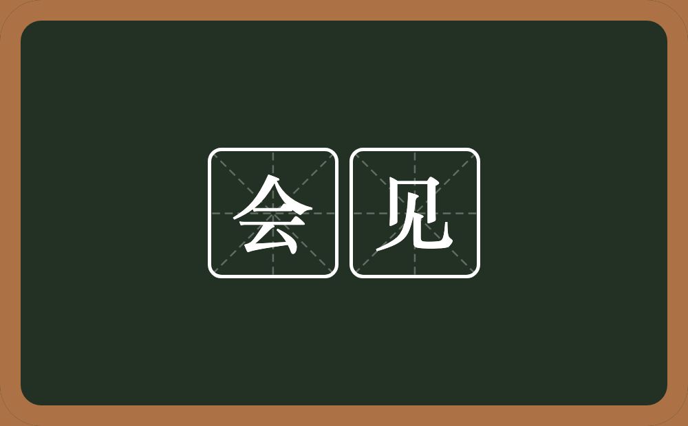 会见的意思?会见是什么意思?