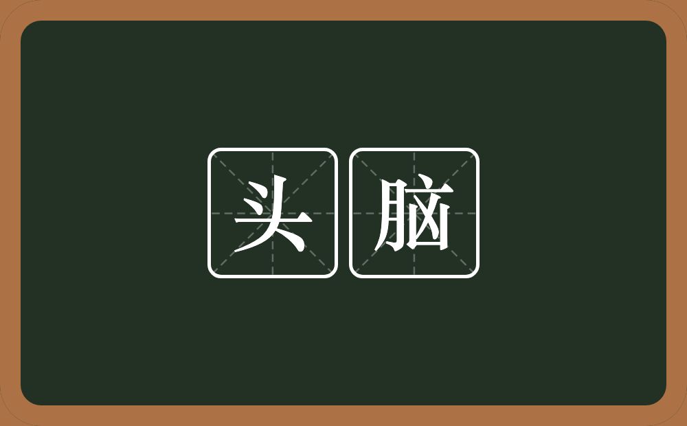 头脑的意思?头脑是什么意思?