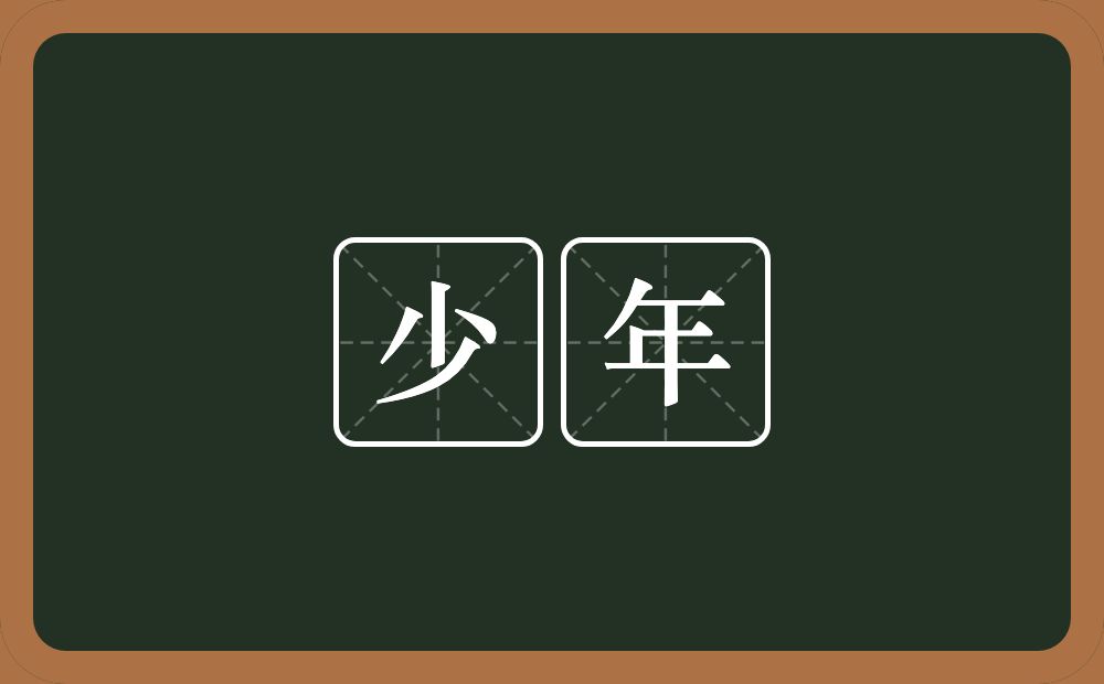 少年的意思?少年是什么意思?