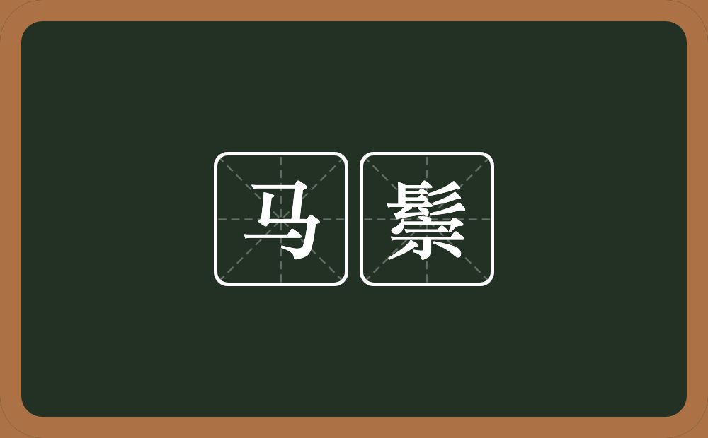马鬃的意思?马鬃是什么意思?