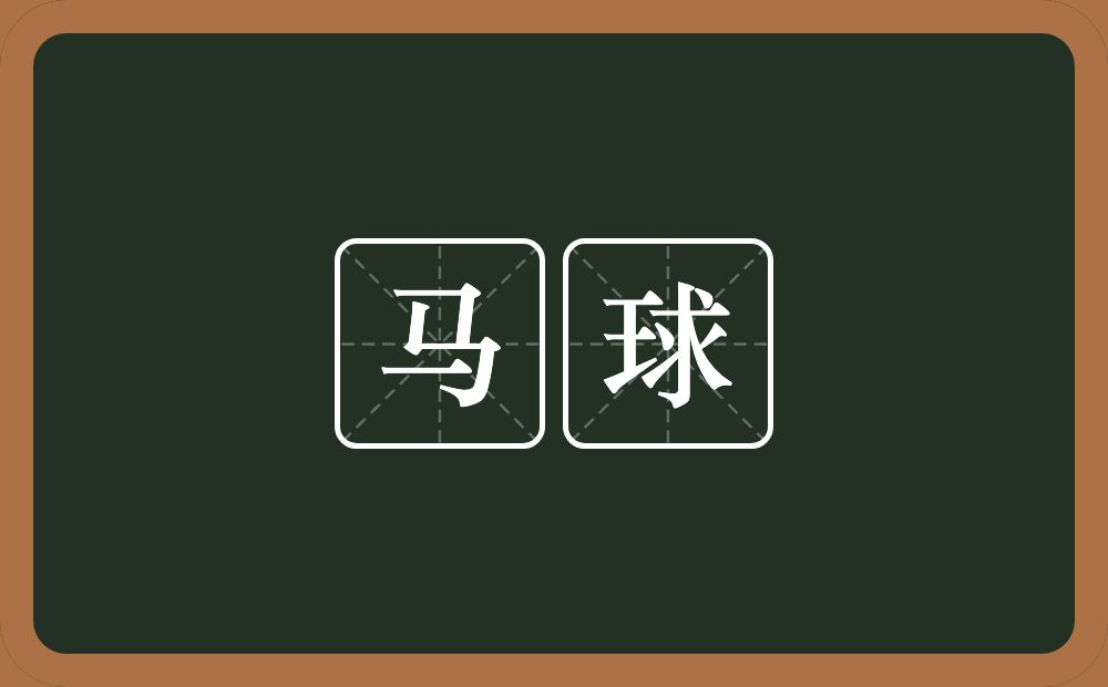 马球的意思?马球是什么意思?