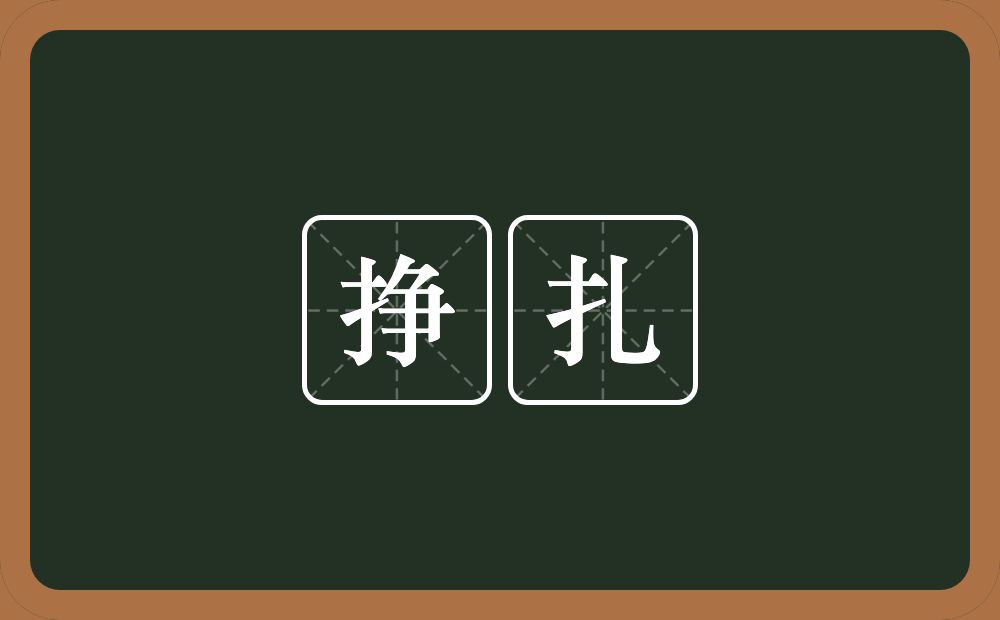 挣扎的意思?挣扎是什么意思?