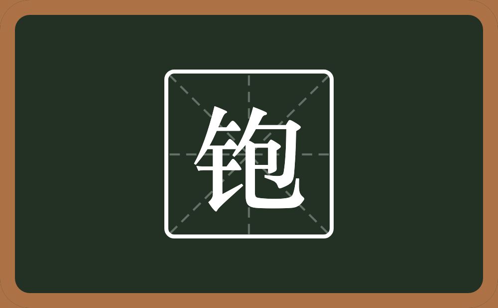 一个金字旁一个包念什么？