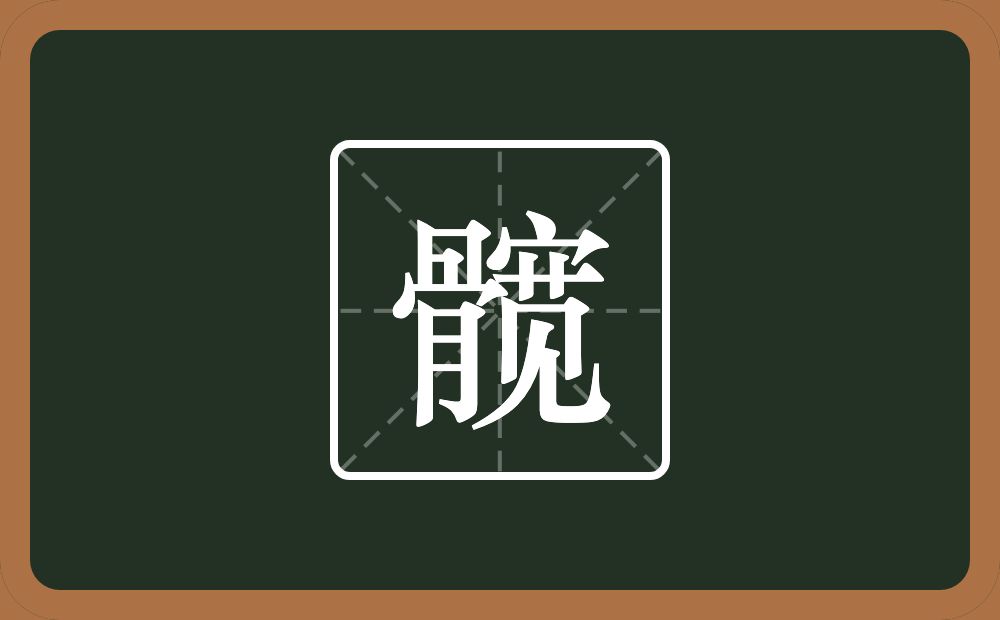 一个骨一个宽念什么?