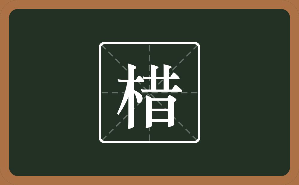 一个木一个昔念什么？