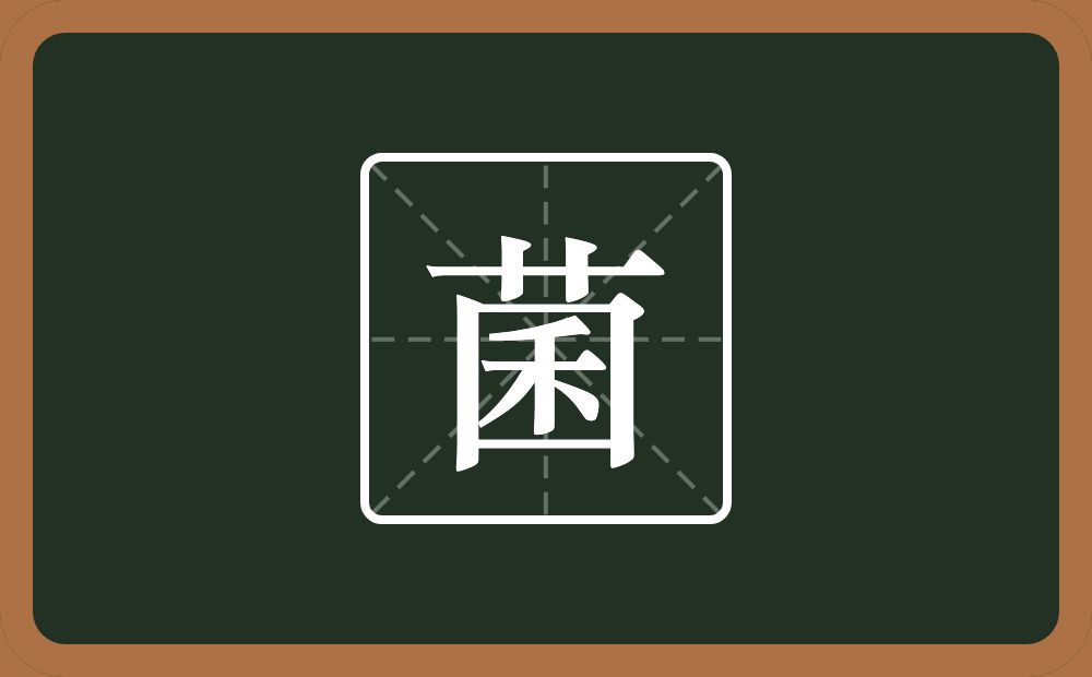 一个草字头一个囷念什么？