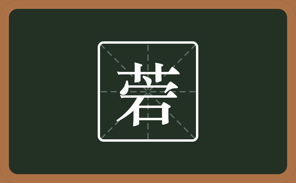 一个草字头一个宕念什么？