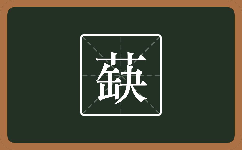 一个草字头一个缺念什么？