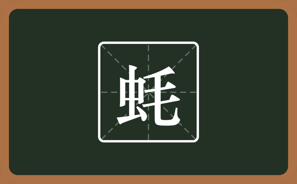 一个虫一个毛念什么?