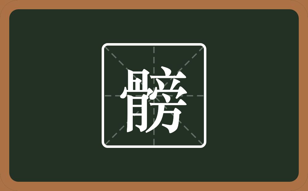 一个骨一个旁念什么？