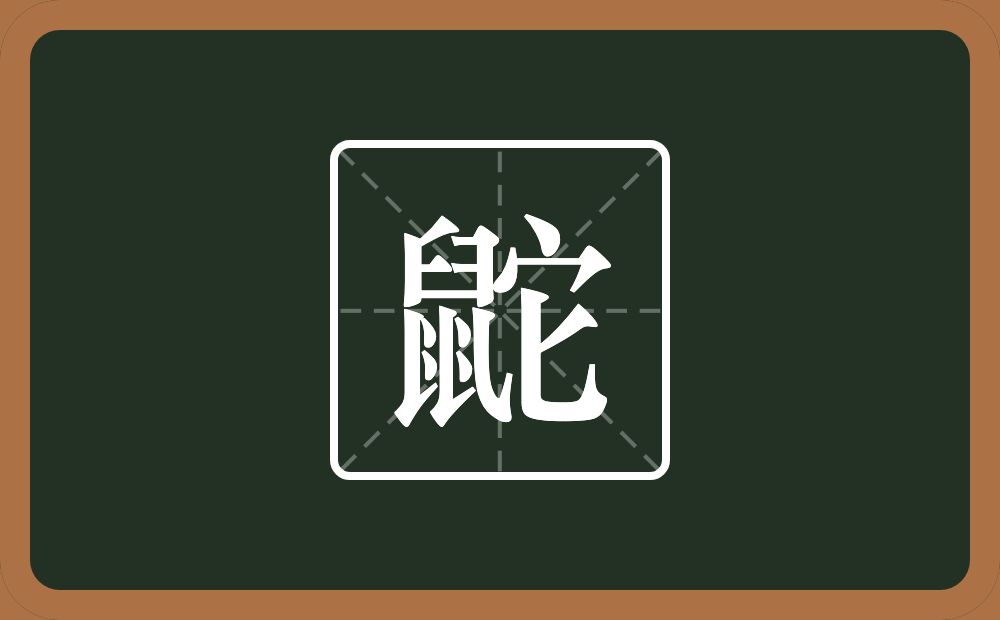 一个鼠一个它念什么？